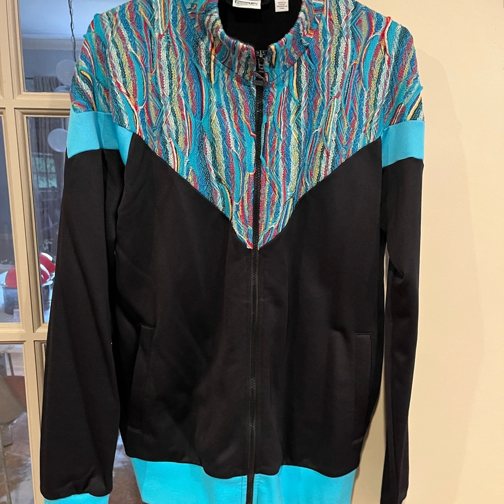 COOGI Australia x Puma Track Jacket real sweater knit coogi fabric M biggie